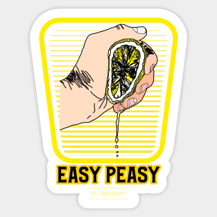 Easy peasy Sticker